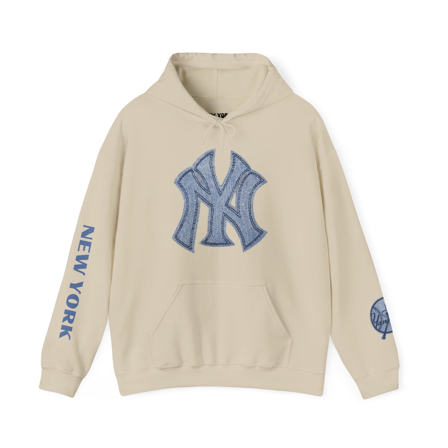 NY Baseball Fan Unisex Hoodie, New York Yankee Logo Sweatshirt, Gift for Baseball Fans, Sport Apparel, Team Hooded Jumper, Baseball Lover