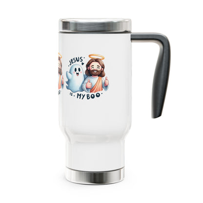 Travel Mug Halloween Jesus Design, 14oz stainless steel