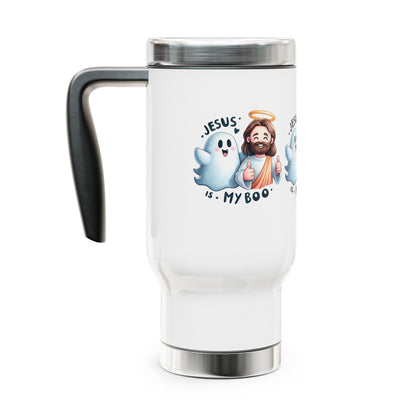 Travel Mug Halloween Jesus Design, 14oz stainless steel