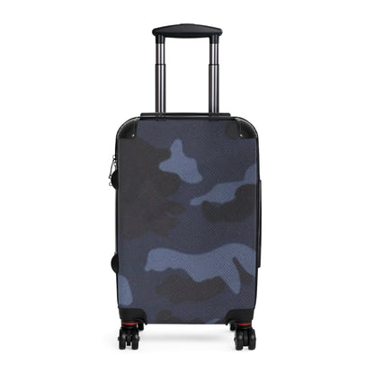 Suitcase Carry on Luggage Blue Camo, Travel Bag, Weekend Getaway, Vacation Essential, Travel Accessories, Camouflage Suitcase