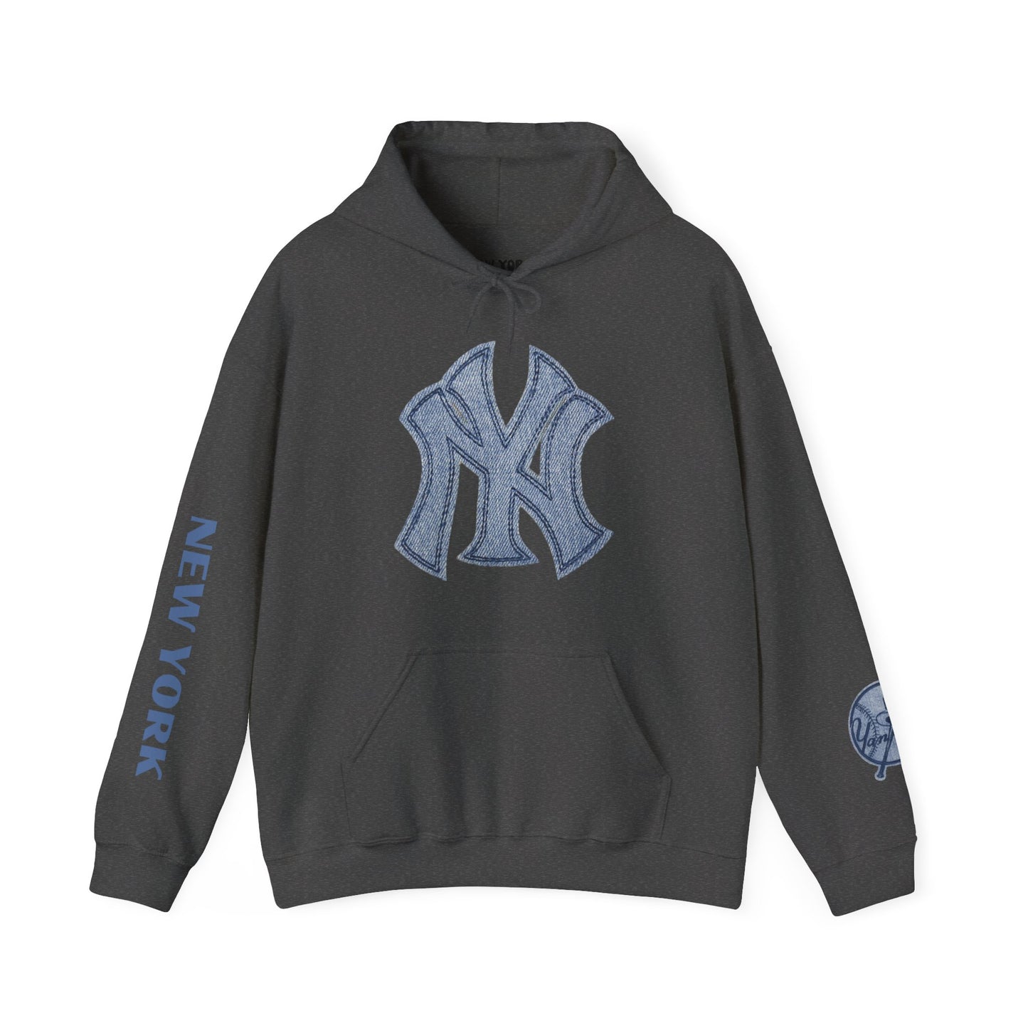 NY Baseball Fan Unisex Hoodie, New York Yankee Logo Sweatshirt, Gift for Baseball Fans, Sport Apparel, Team Hooded Jumper, Baseball Lover