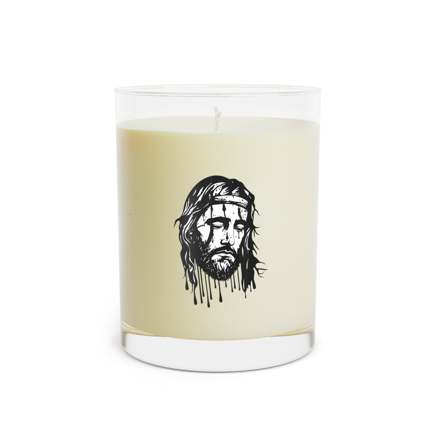 Jesus candle religious decor  Full Glass, 11oz