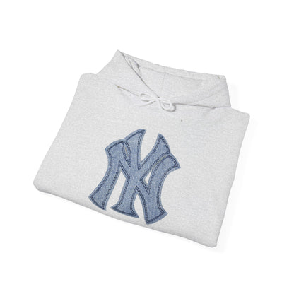 Yankee Baseball Hoodie - New York Logo Shirt for Baseball Fans, Unisex Heavy Blend Hooded Sweatshirt, Yankee Love, Gift for Sports