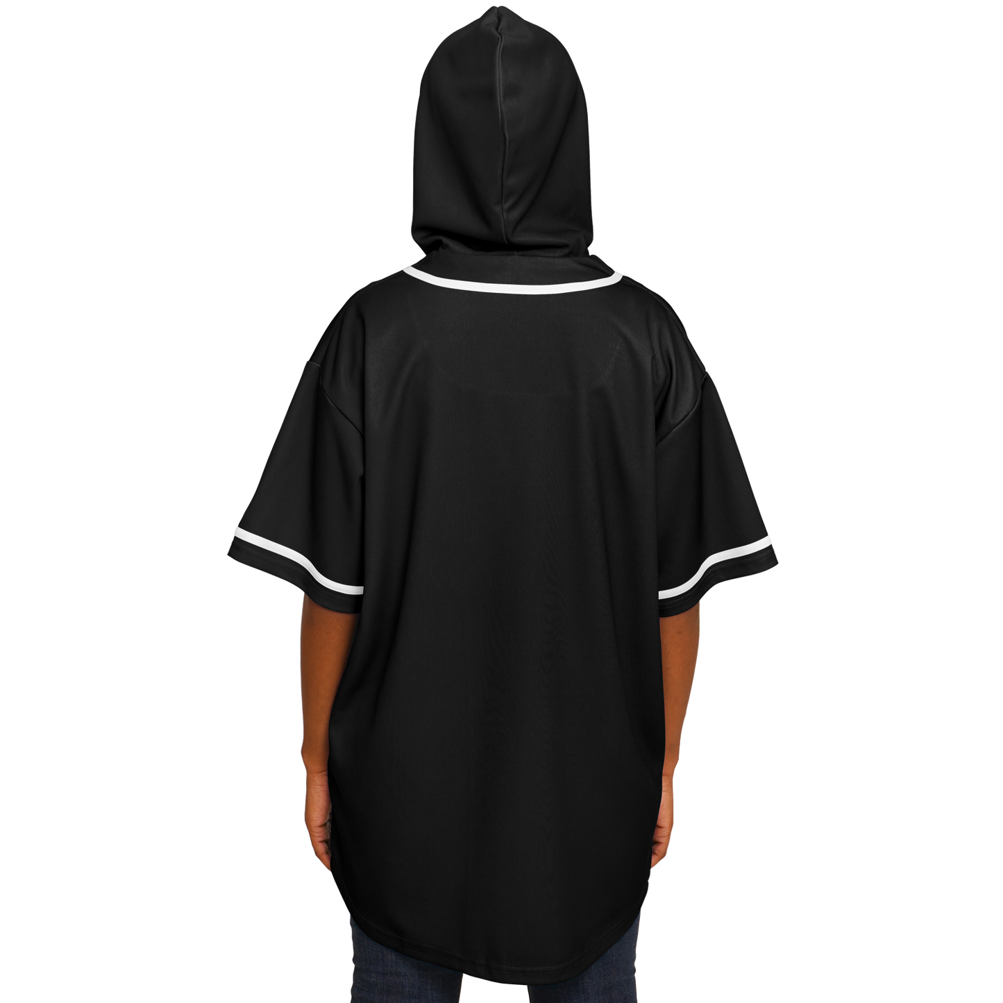 Hooded Baseball Jersey adult- AOP