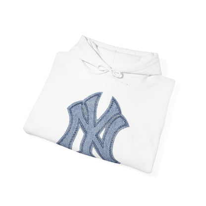 NY Baseball Fan Unisex Hoodie, New York Yankee Logo Sweatshirt, Gift for Baseball Fans, Sport Apparel, Team Hooded Jumper, Baseball Lover