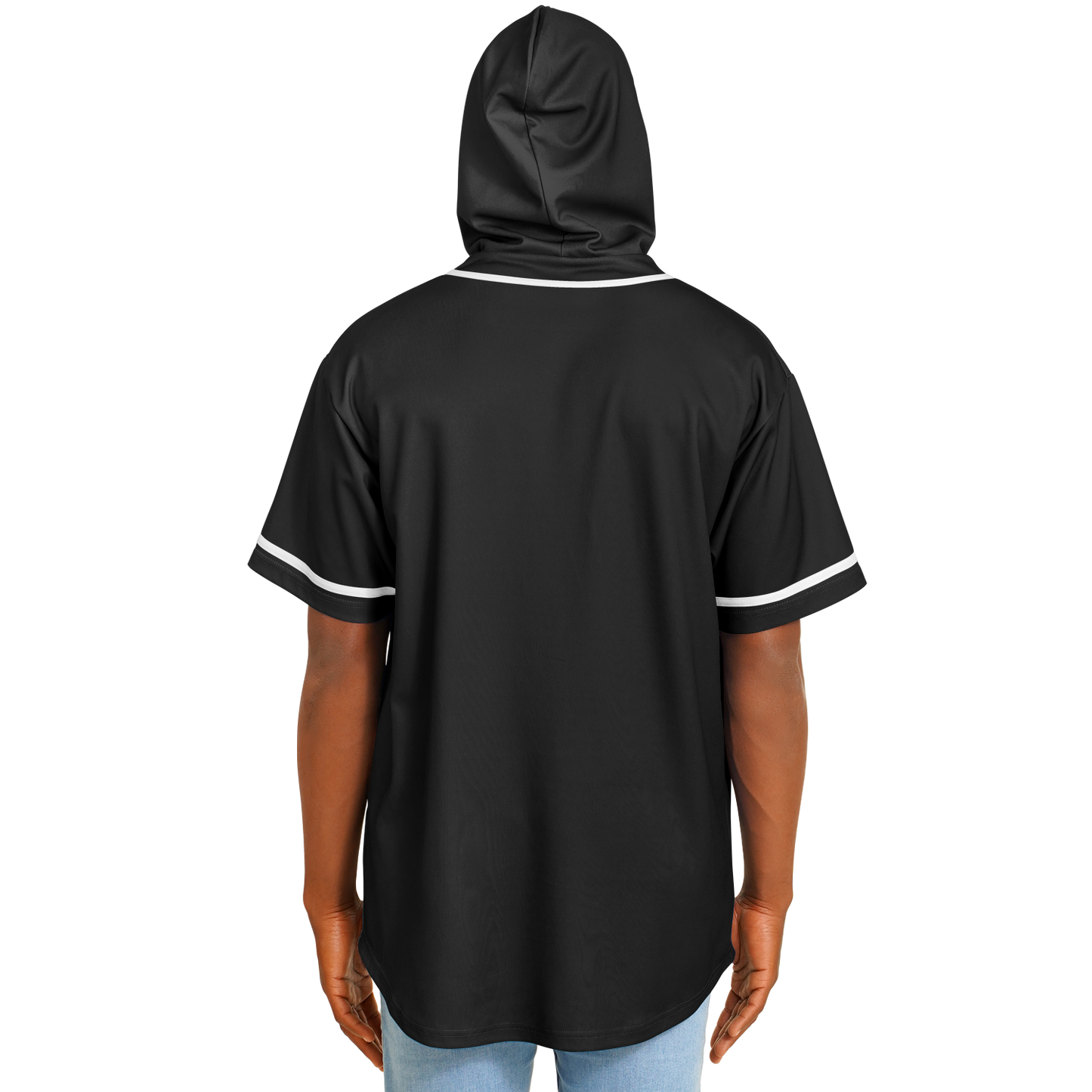 Hooded Baseball Jersey adult- AOP