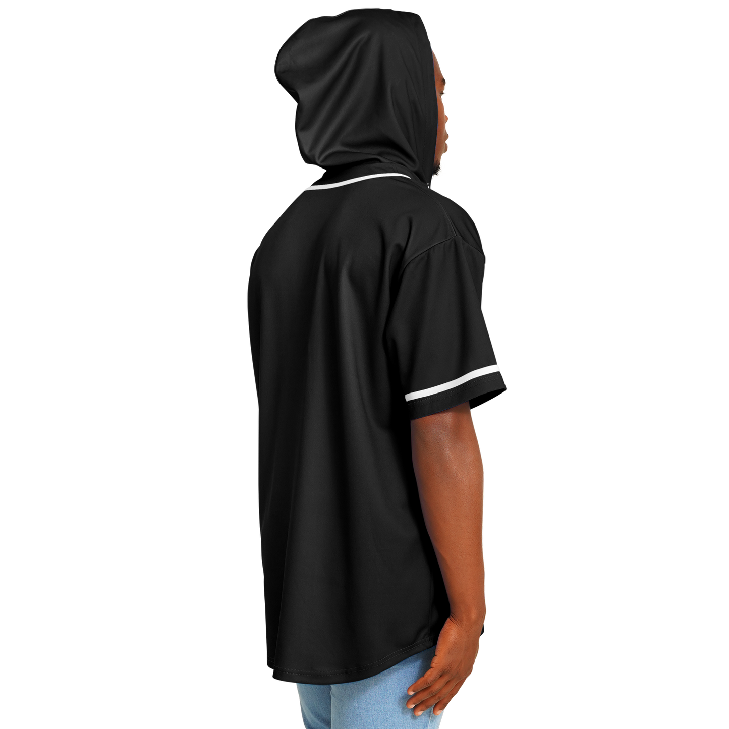 Hooded Baseball Jersey adult- AOP