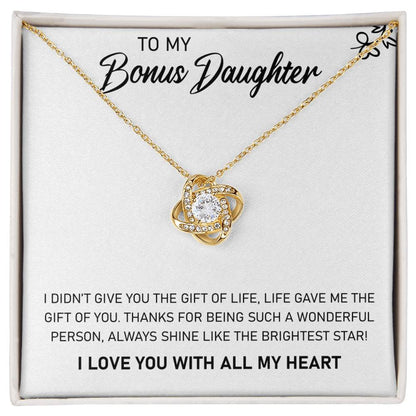 To My Bonus Daughter, Always Shine Like The Brightest Star