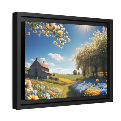 Matte Canvas, Black Frame