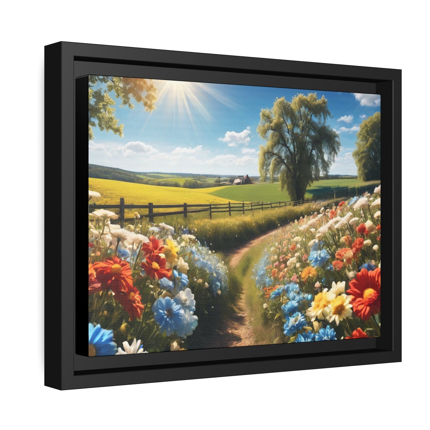 Matte Canvas, Black Frame