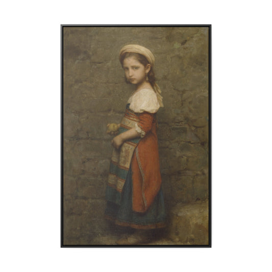 Gallery Canvas Wraps, Vertical Frame,Italian girl