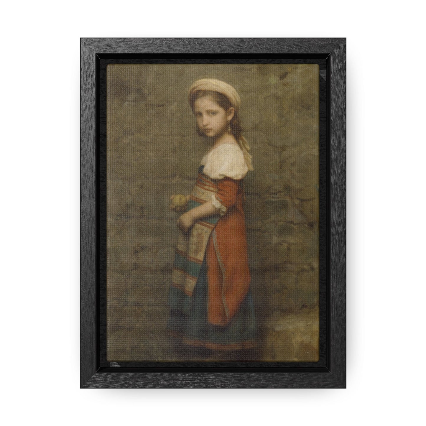 Gallery Canvas Wraps, Vertical Frame,Italian girl