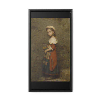 Gallery Canvas Wraps, Vertical Frame,Italian girl