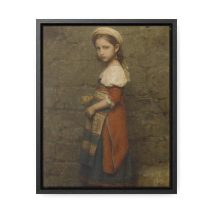 Gallery Canvas Wraps, Vertical Frame,Italian girl