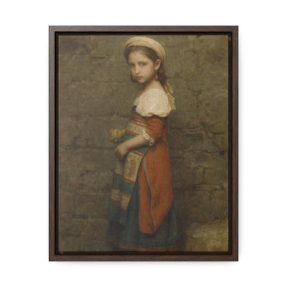 Gallery Canvas Wraps, Vertical Frame,Italian girl