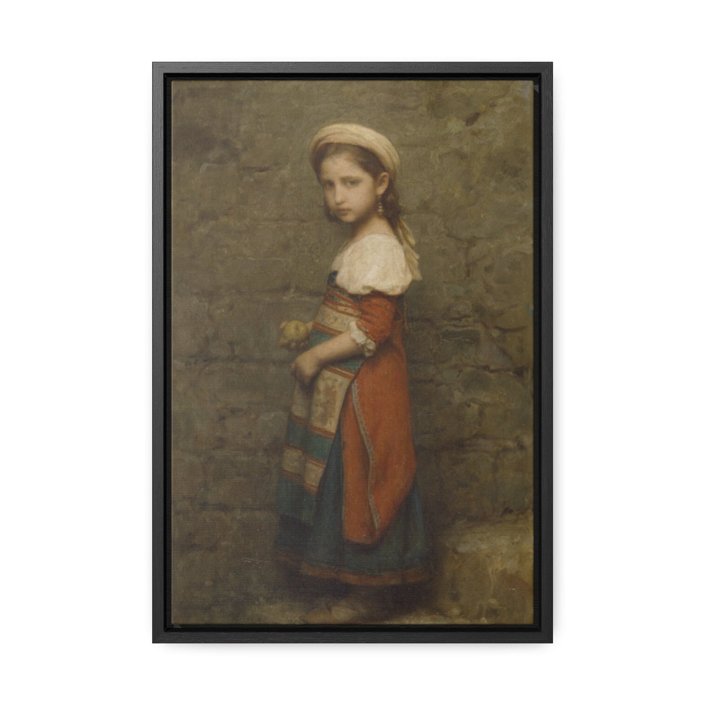 Gallery Canvas Wraps, Vertical Frame,Italian girl