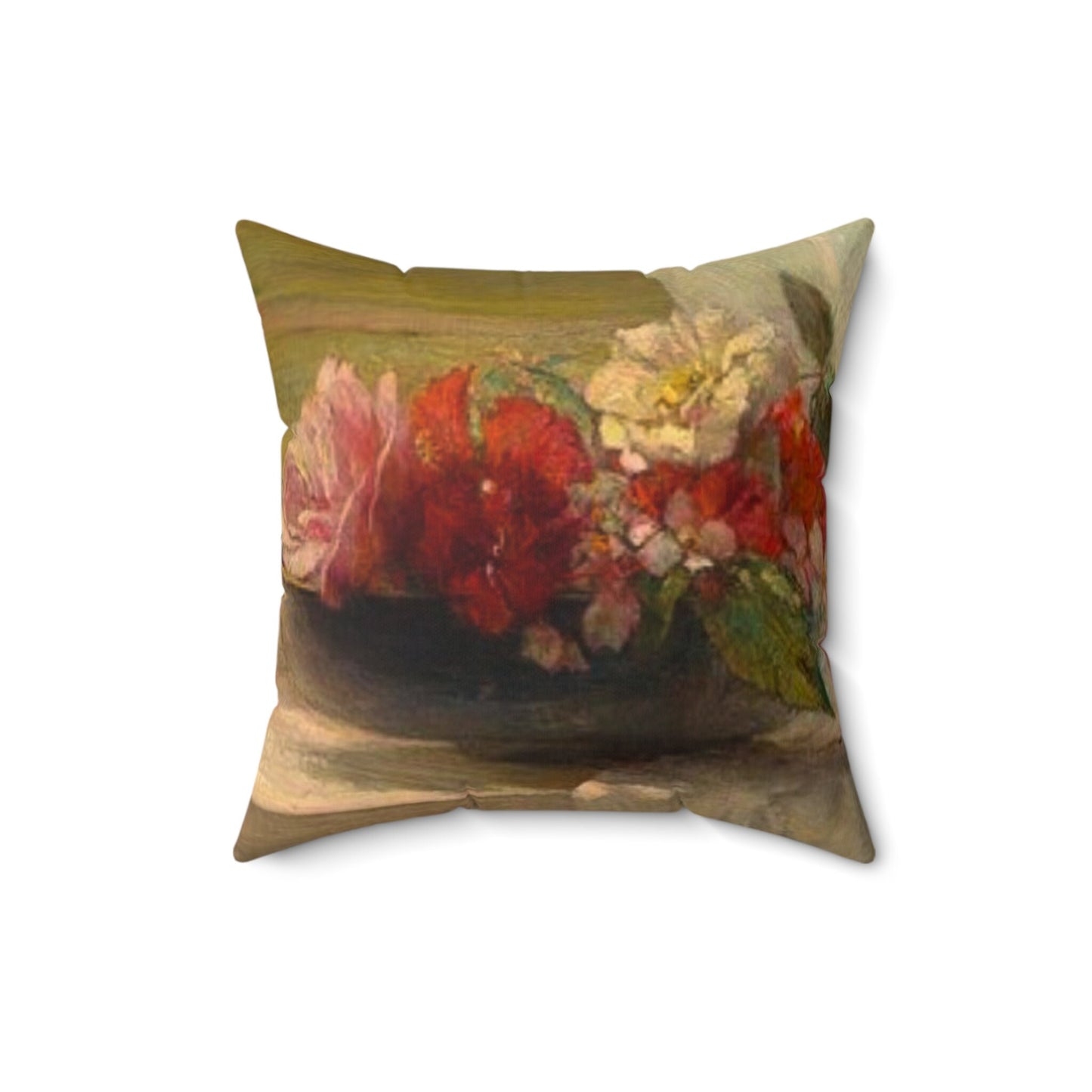 Spun Polyester Square Pillow,Pillow For Couch,Flower Pillow Cover,Floral Pillow Cover,Floral Throw Pillow,Pillow 14x14,Pillow 16x16,Pillow