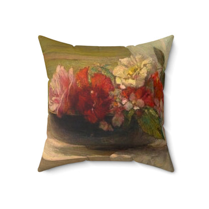 Spun Polyester Square Pillow,Pillow For Couch,Flower Pillow Cover,Floral Pillow Cover,Floral Throw Pillow,Pillow 14x14,Pillow 16x16,Pillow