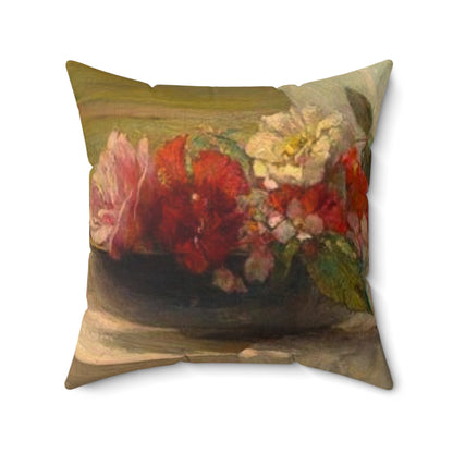 Spun Polyester Square Pillow,Pillow For Couch,Flower Pillow Cover,Floral Pillow Cover,Floral Throw Pillow,Pillow 14x14,Pillow 16x16,Pillow