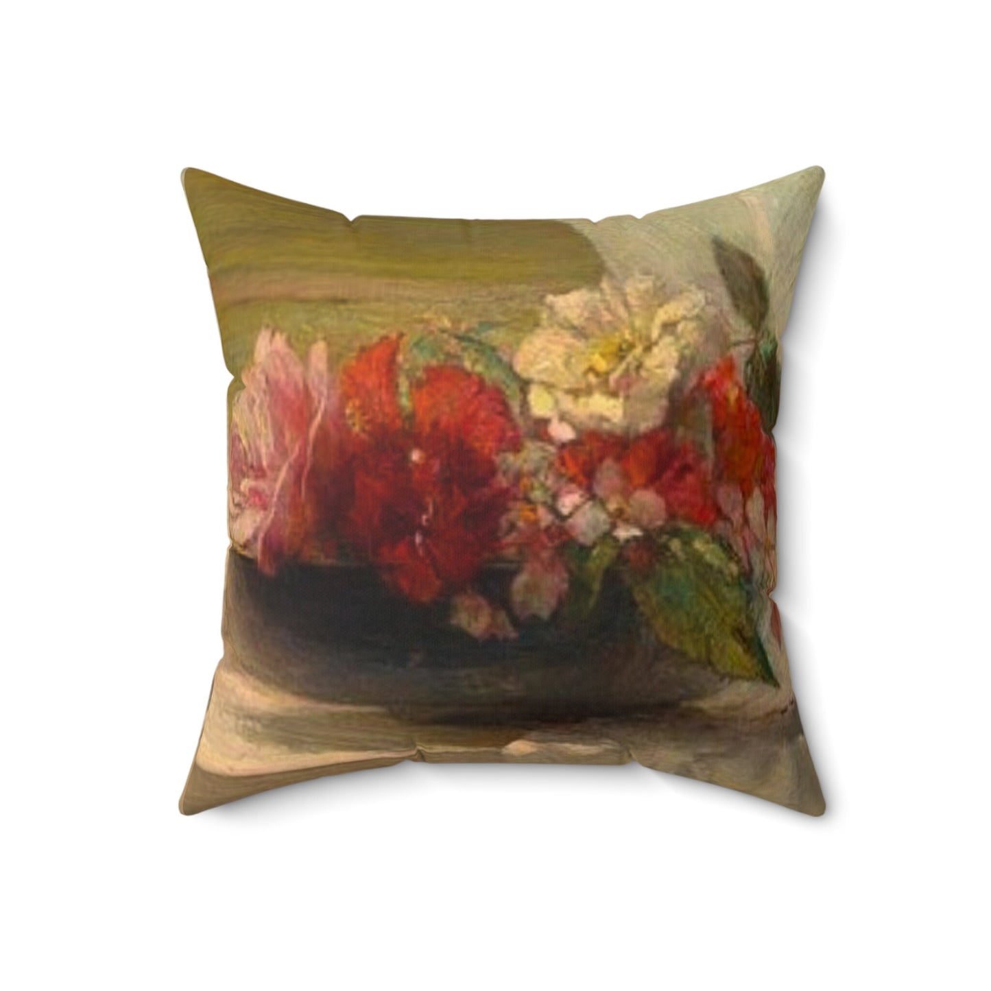 Spun Polyester Square Pillow,Pillow For Couch,Flower Pillow Cover,Floral Pillow Cover,Floral Throw Pillow,Pillow 14x14,Pillow 16x16,Pillow