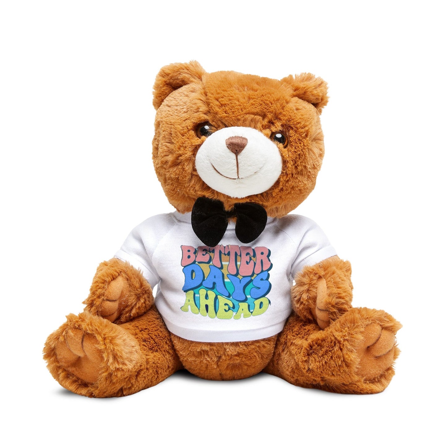 Teddy bear,Cute Teddy Bear with Inspirational Tee - Unique Gift for Encouragement