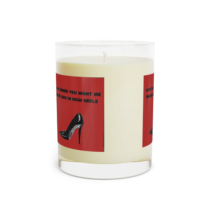 Candle scented sexy  funny humorous dirty great gift for husband boyfriend girlfriend Candle Full Glass, 11oz