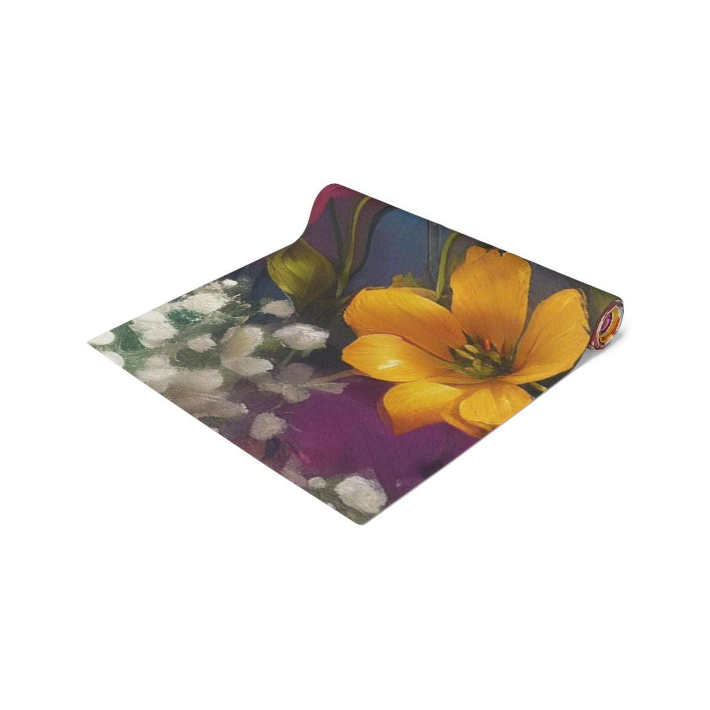 Floral Table Runner - Perfect for Wedding Decor, Home Dining, and Parties