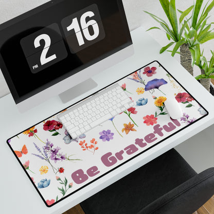 Desk Mats floral design Custom Floral Desk heme Personalized Boho Chic Workspace Accessory with Positive VibesDesk Mat floral design