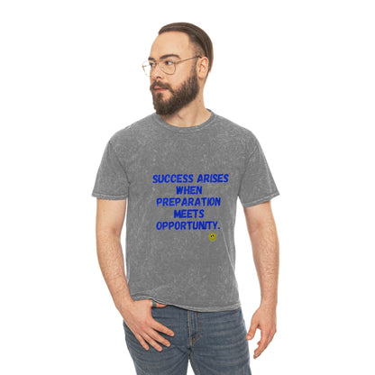 Inspirational tshirt  Positive for success. Motivational Tee for Good Vibes Unisex Mineral Wash T-Shirt Positive Vibes Optimism