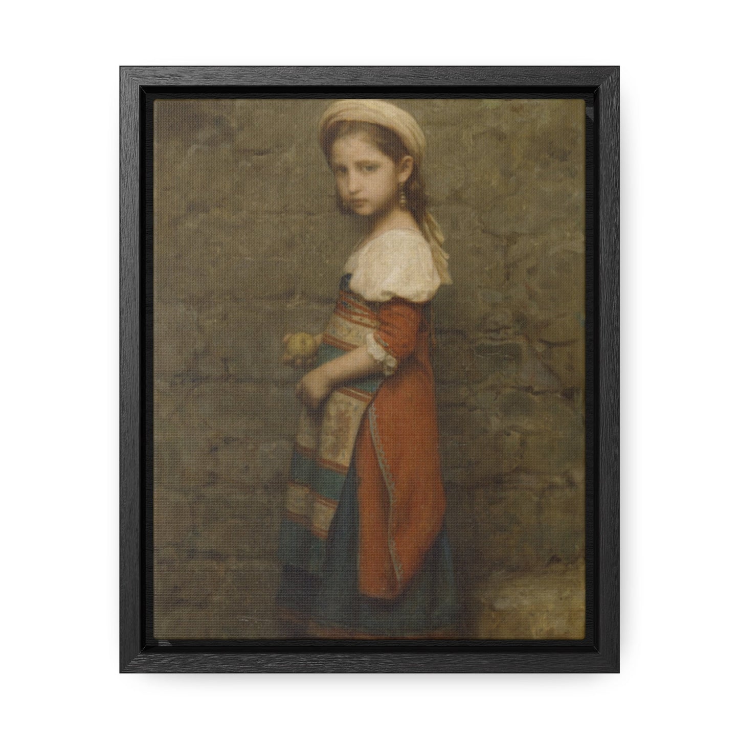 Gallery Canvas Wraps, Vertical Frame,Italian girl