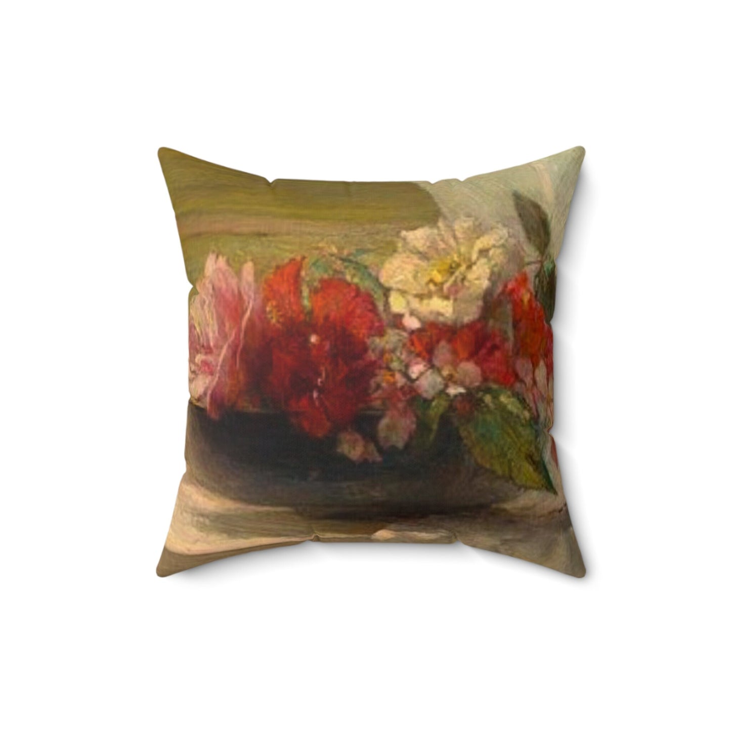 Spun Polyester Square Pillow,Pillow For Couch,Flower Pillow Cover,Floral Pillow Cover,Floral Throw Pillow,Pillow 14x14,Pillow 16x16,Pillow