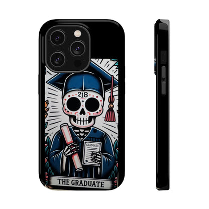 Phone hardcase  graduate gift graduation iPhone Samsung skeleton themed MagSafe Tough Cases