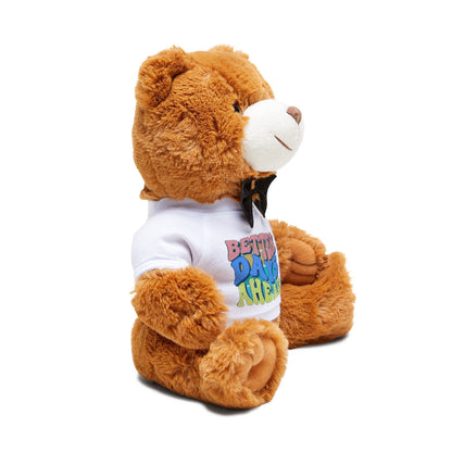 Teddy bear,Cute Teddy Bear with Inspirational Tee - Unique Gift for Encouragement