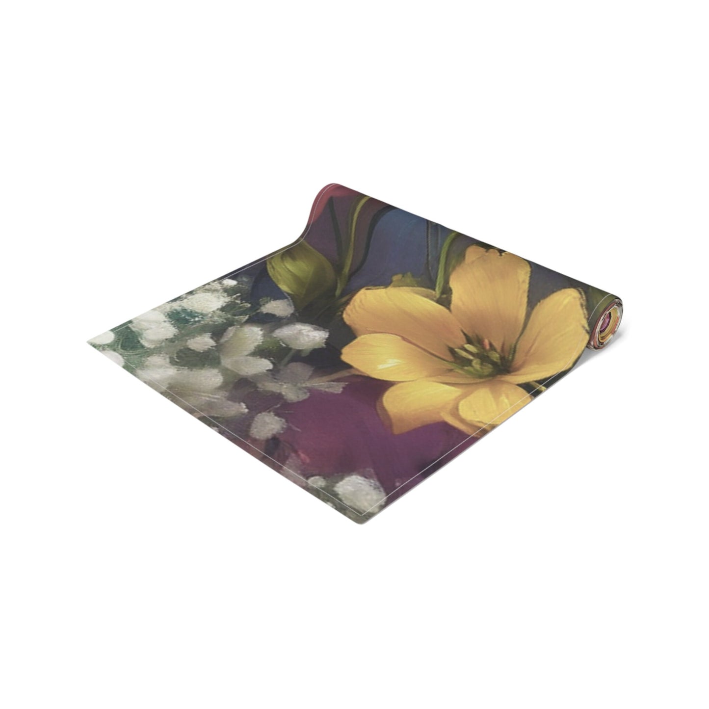 Floral Table Runner - Perfect for Wedding Decor, Home Dining, and Parties