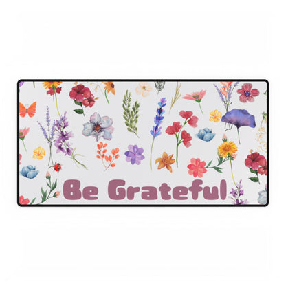 Desk Mats floral design Custom Floral Desk heme Personalized Boho Chic Workspace Accessory with Positive VibesDesk Mat floral design