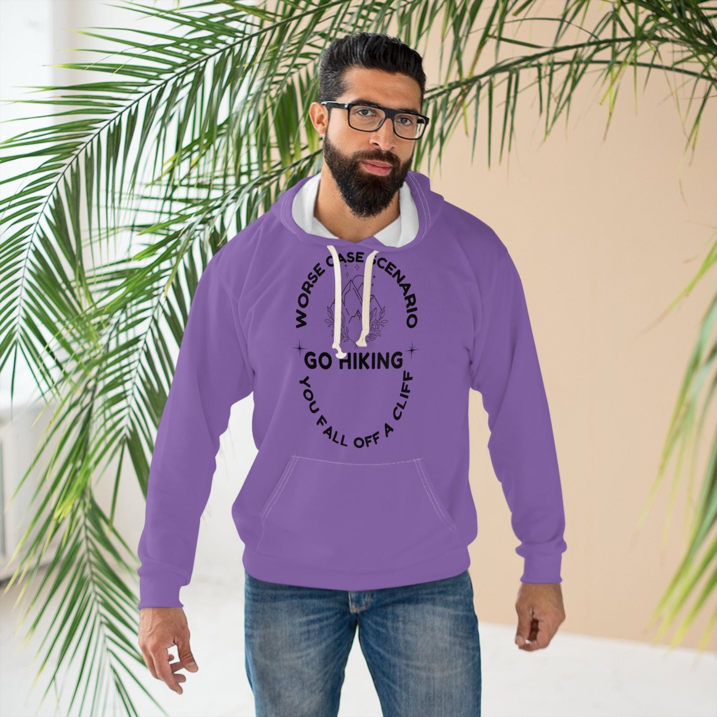 Pullover hiking Hoodie Outsider Stay cozy and stylish on your outdoor adventures with this funny hiking sweatshirt! Made from soft comfy