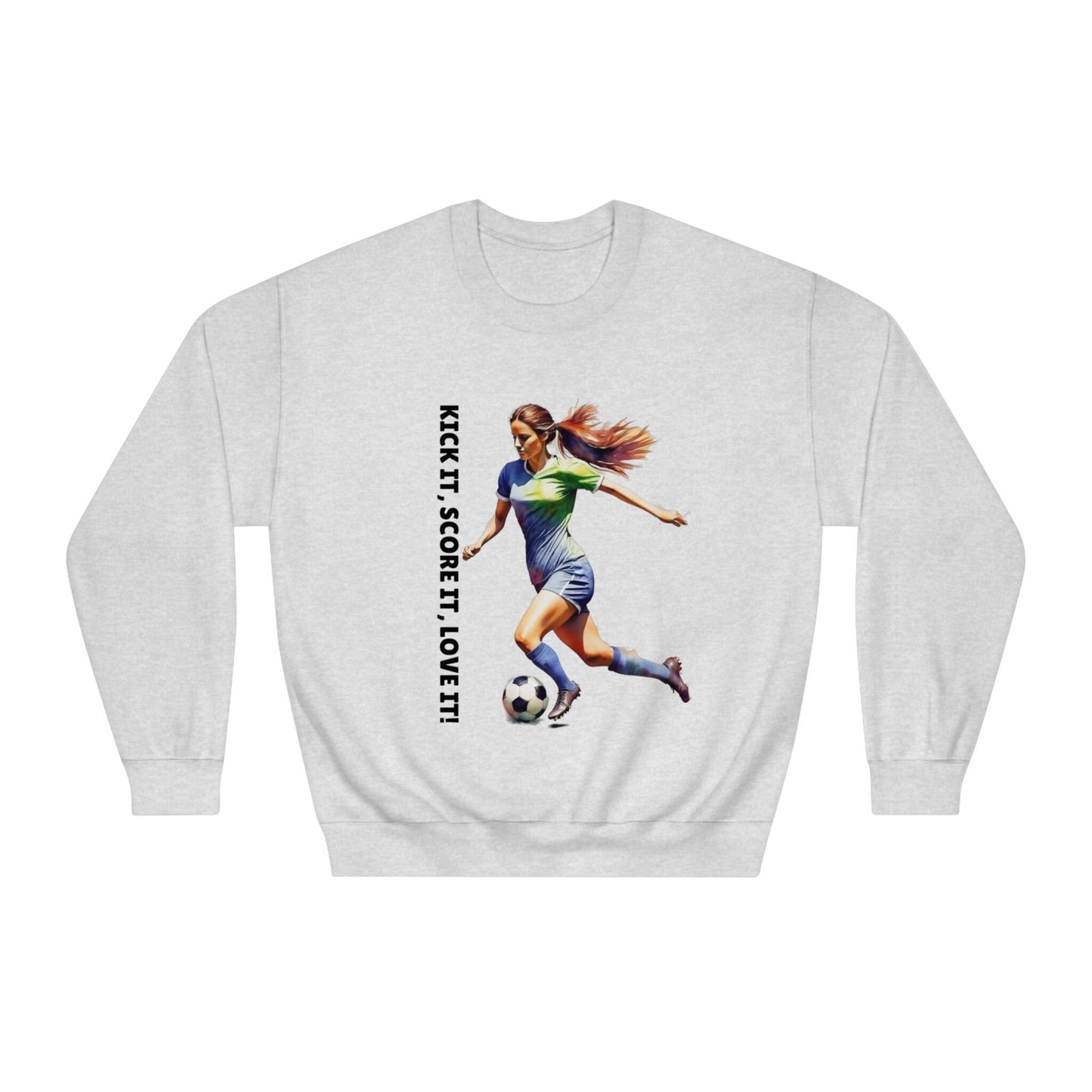 Soccer Mom or dad sweatShirt, Custom Soccer  Tee,Soccer Fan ,Custom Soccer Team hoodie, Game Day DryBlend® Crewneck Sweatshirt