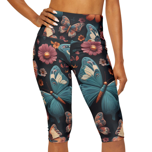 Butterfly Leggings Yoga Pants High Waist Leggings For Women Best Gift For Her Butterfly Leggings Yoga Leggings Active Wear Gifts For Her