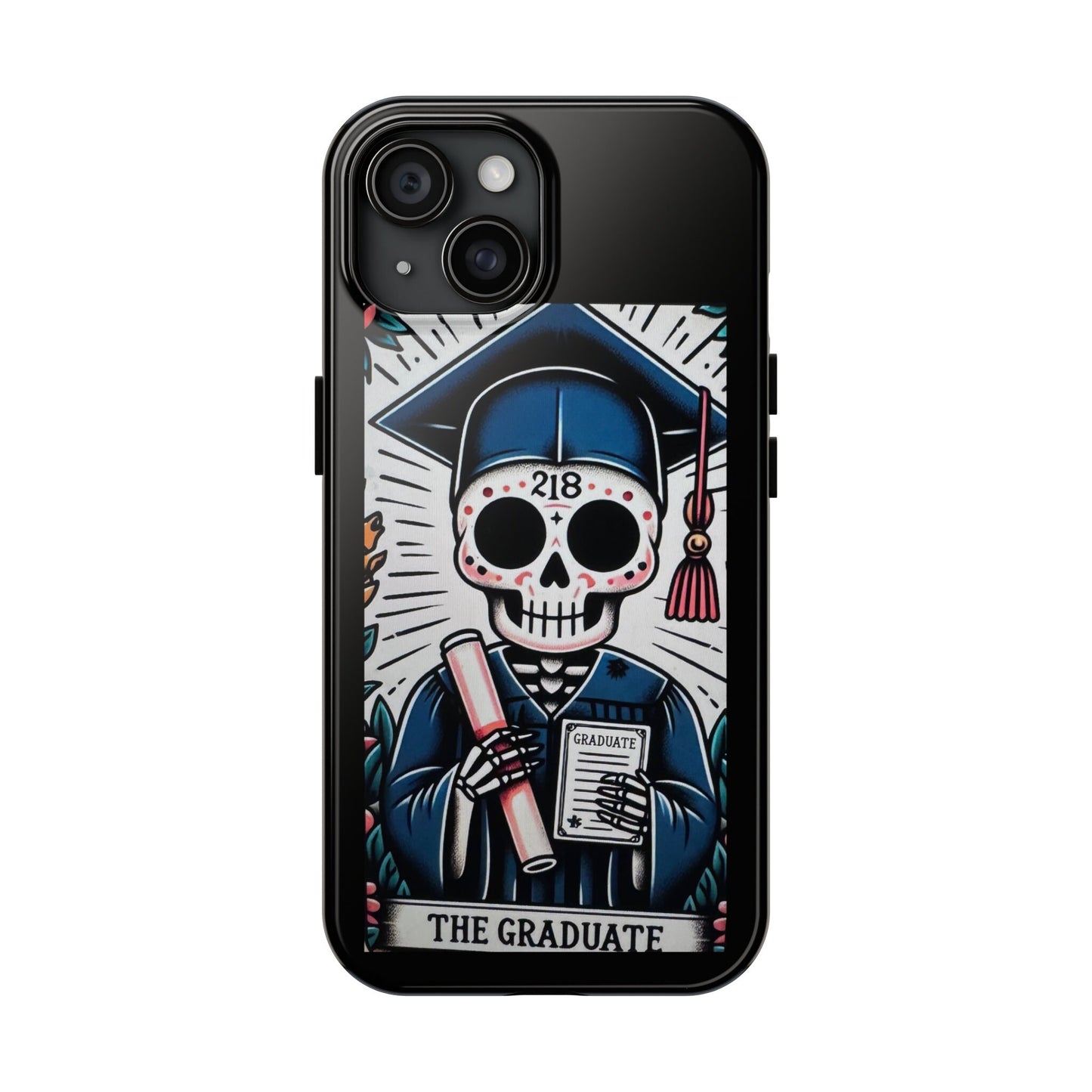 Phone hardcase  graduate gift graduation iPhone Samsung skeleton themed Tough Cases Tough Phone Cases