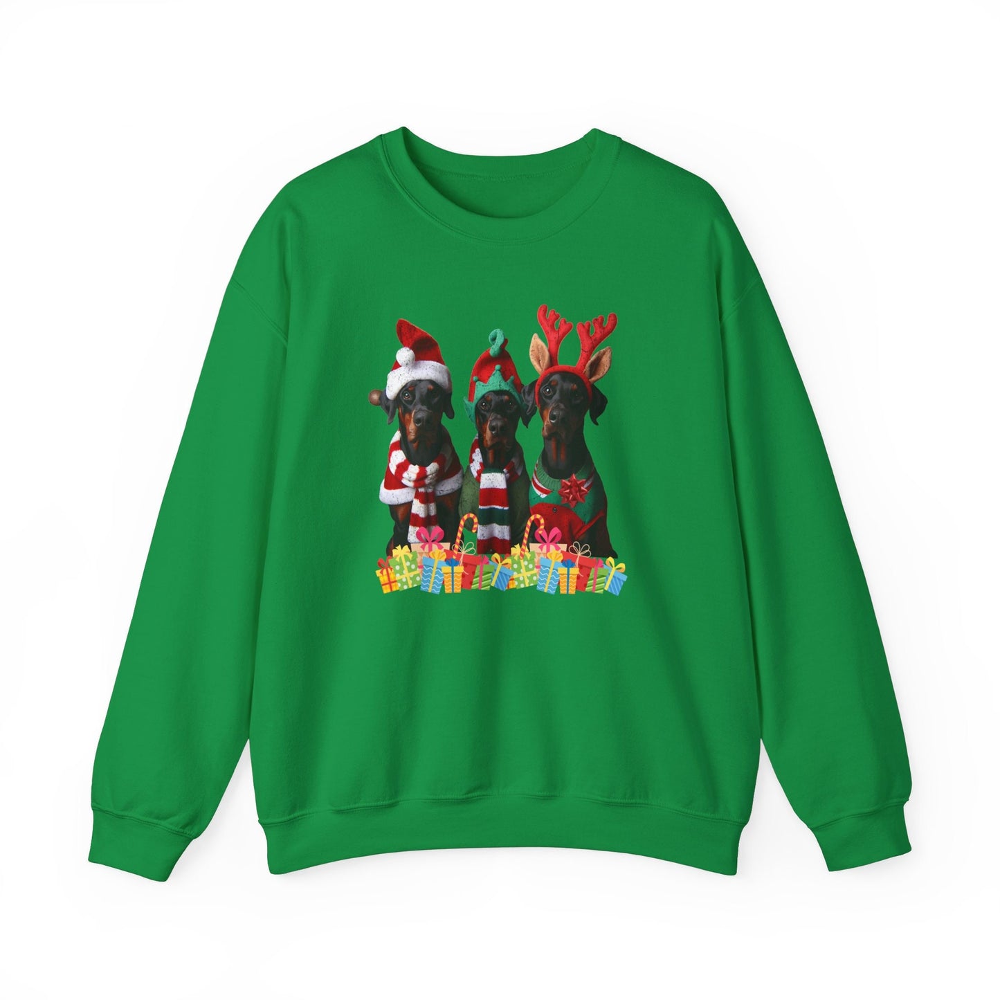 Doberman mom Sweatshirt , Doberman Christmas Shirt, Log  Lover lovers Gift, Christmas Crewneck, Holiday Sweater, Doberman Dog dobie