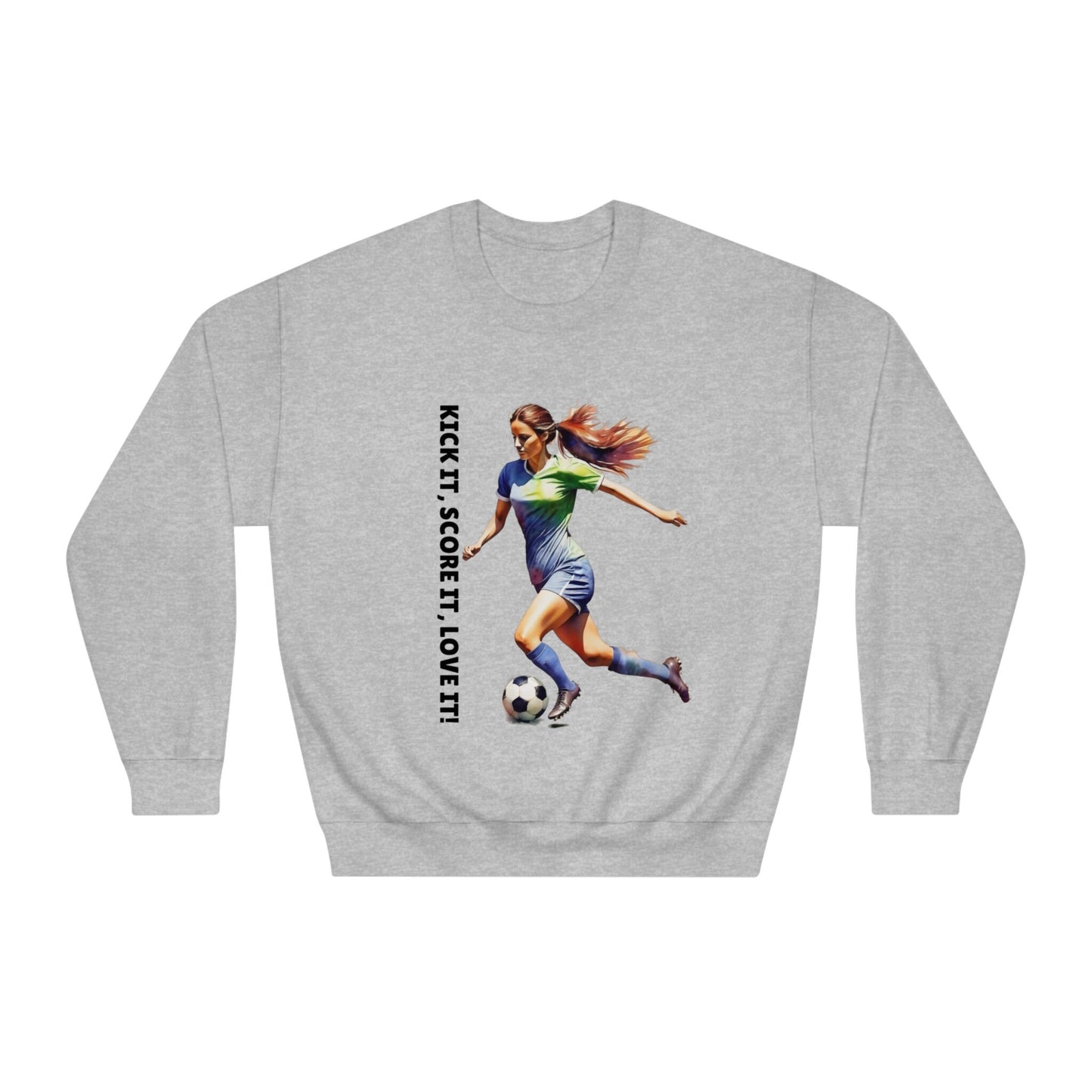 Soccer Mom or dad sweatShirt, Custom Soccer  Tee,Soccer Fan ,Custom Soccer Team hoodie, Game Day DryBlend® Crewneck Sweatshirt