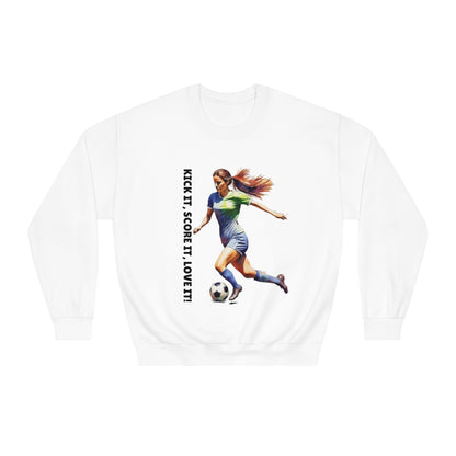 Soccer Mom or dad sweatShirt, Custom Soccer  Tee,Soccer Fan ,Custom Soccer Team hoodie, Game Day DryBlend® Crewneck Sweatshirt