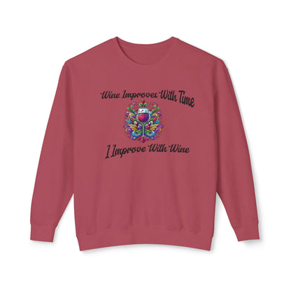 sweatshirt wine lovers fall dream.Soft trendy usa made with cute embroidered design Perfect gift for self love club women lover Lightweight