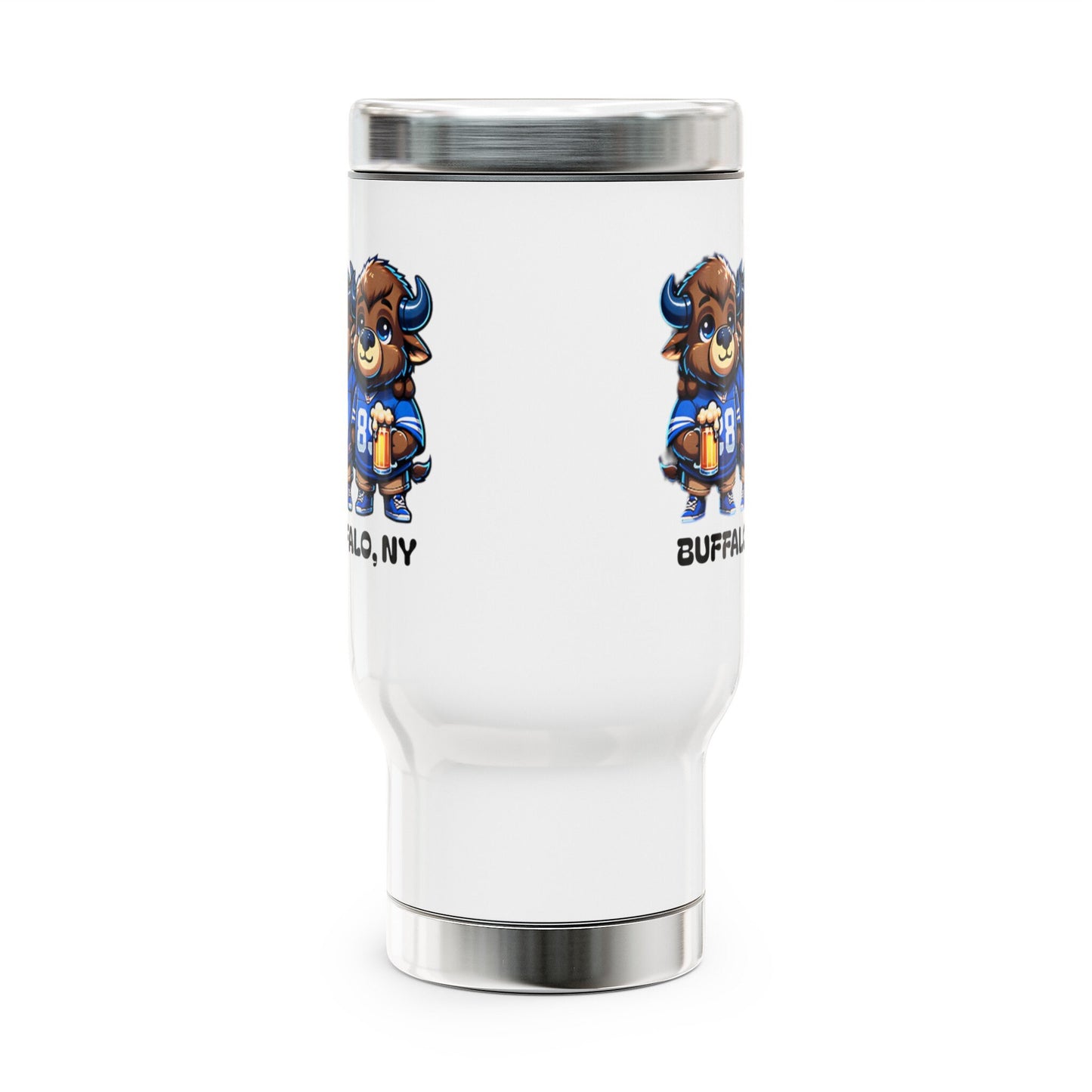 Travel mug tumbler buffalo ny buffaloes drinking Bills Stainless Steel Travel Mug with Handle, 14oz