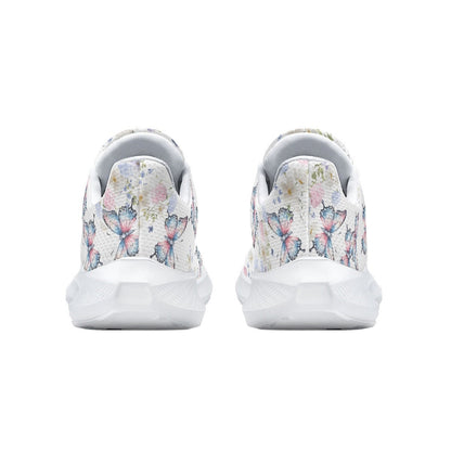 womens sneakers floral butterfly gift for her Waving Running Shoes girls custom