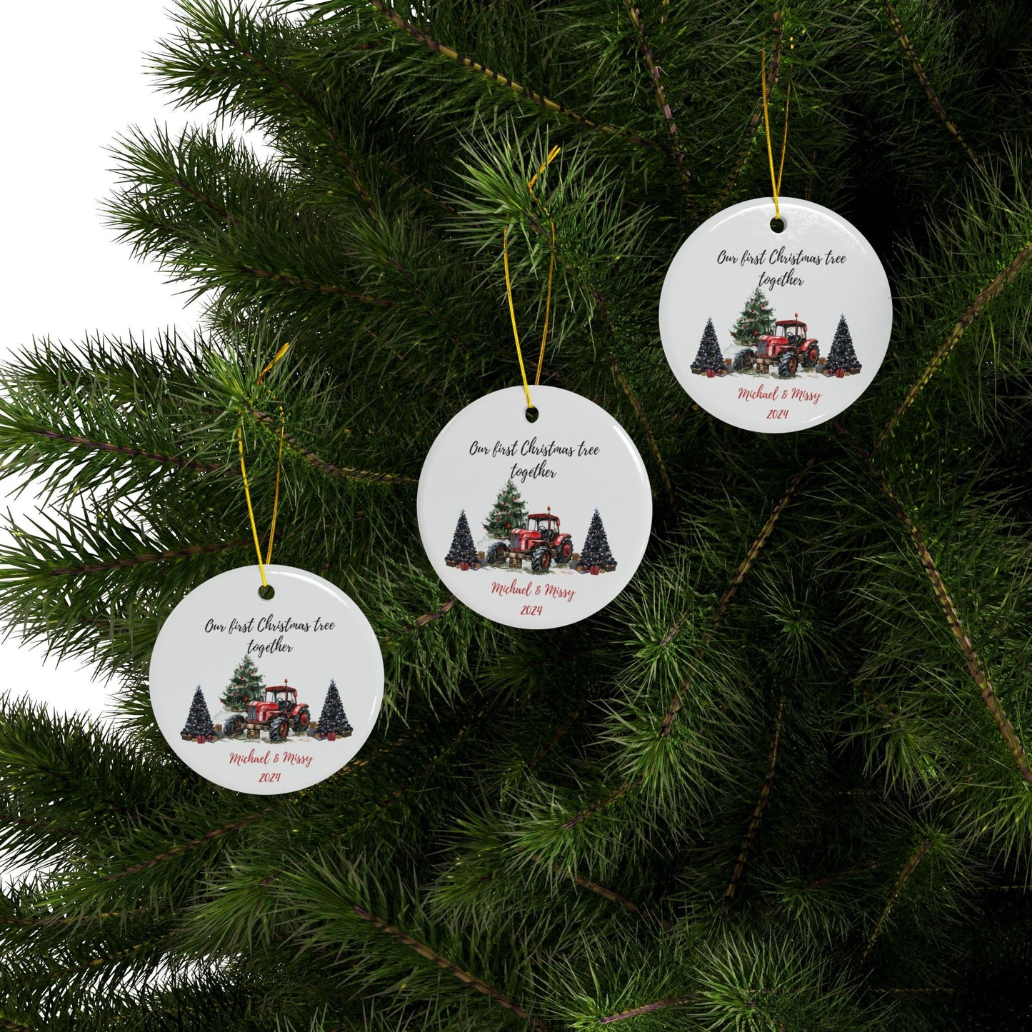 personalized First Christmas ornament gift bridal shower couples engagement tree gift ornament married married mr and mrs newlywed