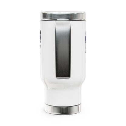 Stainless Steel Travel Mug with Handle, 14oz