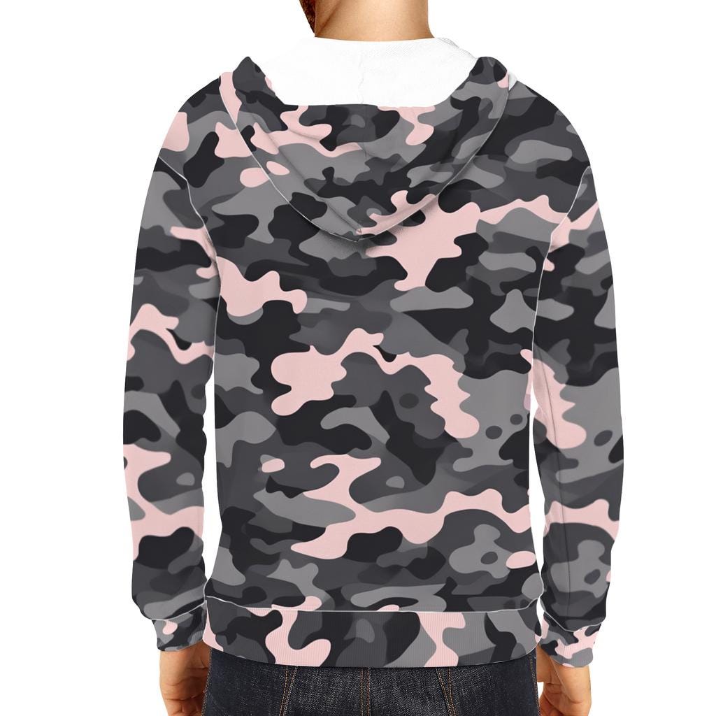 Camo hunter hoodie hunting sweatshirt trendy gift for her streetwear military jacket hunting hoodies graphic country camouflage