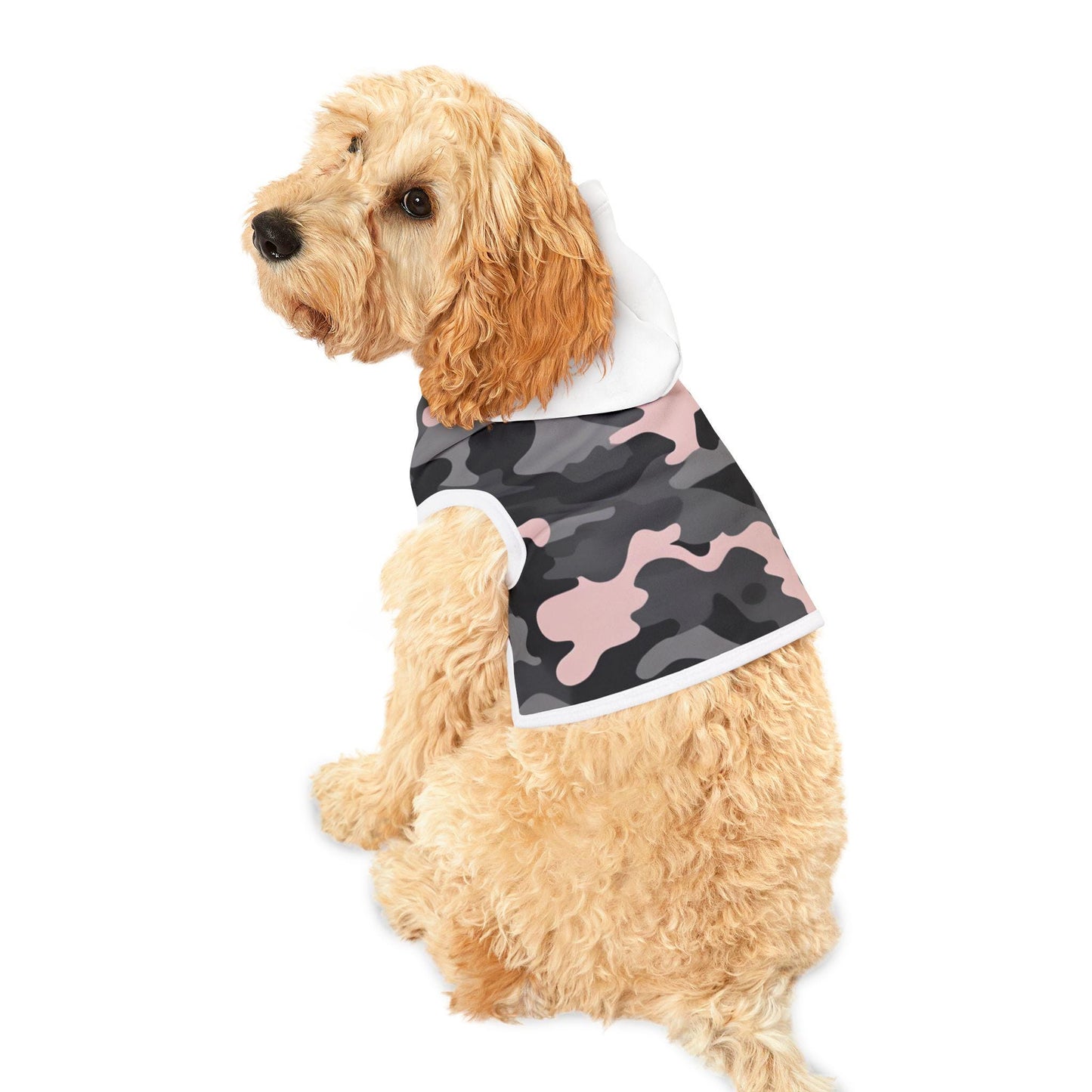 Camo Pet Hoodie, Dog Sweater, Camouflage Dog Jacket, Puppy Apparel, Pet Clothes for Small Dogs