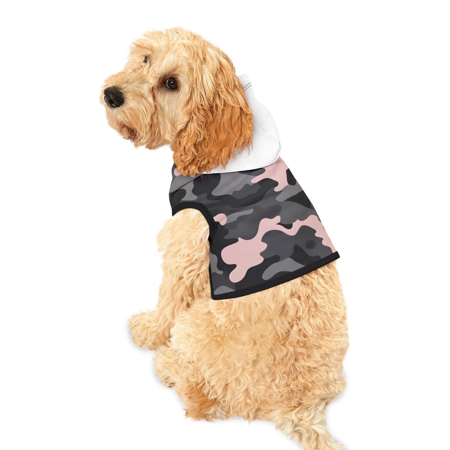 Camo Pet Hoodie, Dog Sweater, Camouflage Dog Jacket, Puppy Apparel, Pet Clothes for Small Dogs